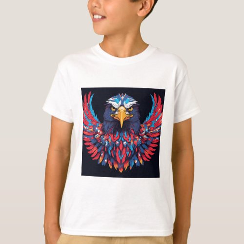 Majestic Soar Glorious Eagle Pride T_Shirt T_Shirt