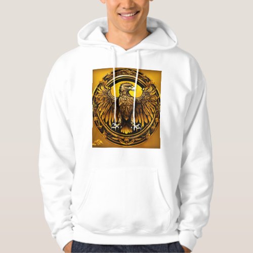 Majestic Soar The Golden Eagle Chronicles Hoodie