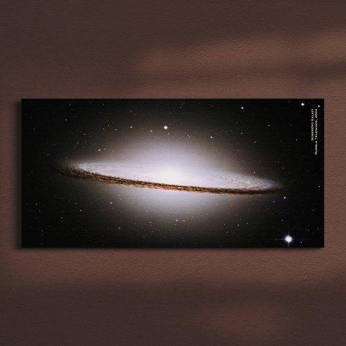Majestic Sombrero Galaxy Hubble Telescope 2004 Canvas Print