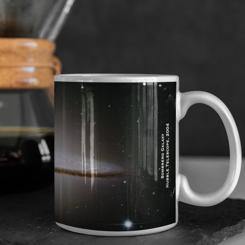 Majestic Sombrero Galaxy Hubble Telescope 2004 Coffee Mug