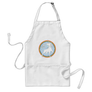 Majestic Sparkle Rainbow Unicorn Adult Apron
