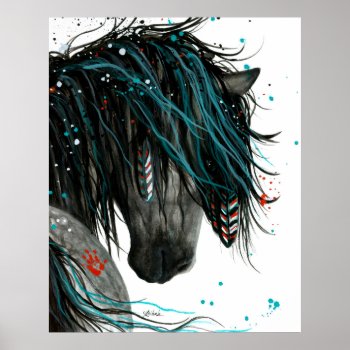 Majestic Spirit Horse By Amylyn Bihrle Poster by AmyLynBihrle at Zazzle