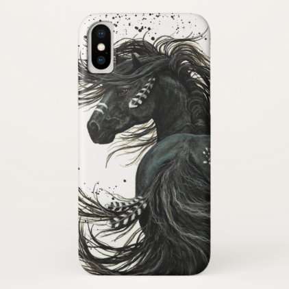 Majestic Spirit Horse by Bihrle iPhone X Case