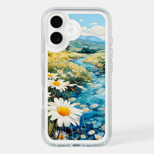 Majestic Spring Meadow Illustration iPhone 16 Case
