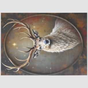 Majestic Stag in Twilight Tissue Paper