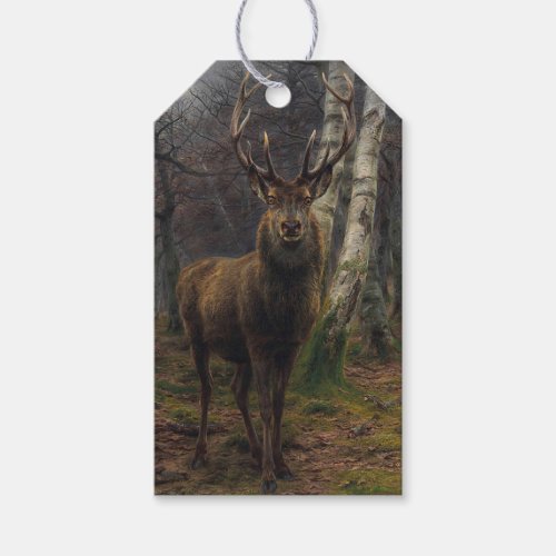 Majestic Stag King of the Forest Gift Tags