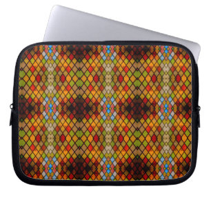 Majestic Stained Glass Window Pattern Laptop Sleeve
