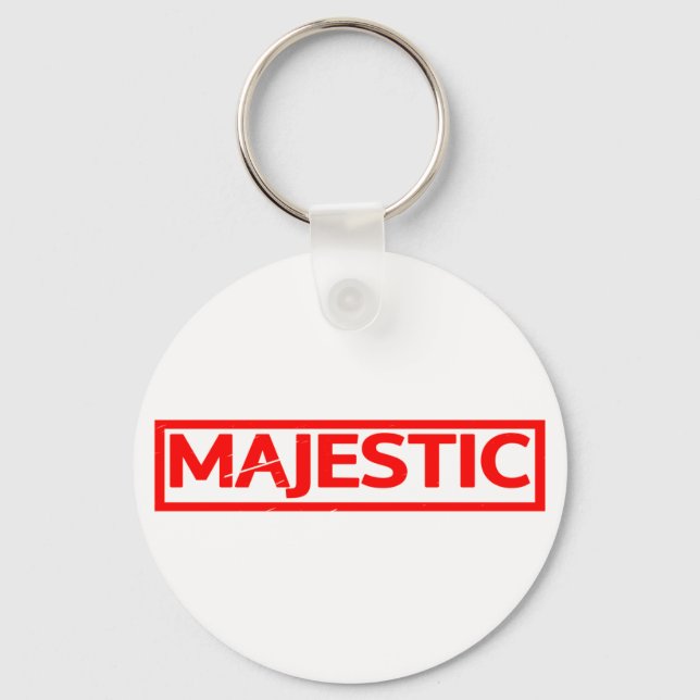 Majestic Stamp Keychain (Front)