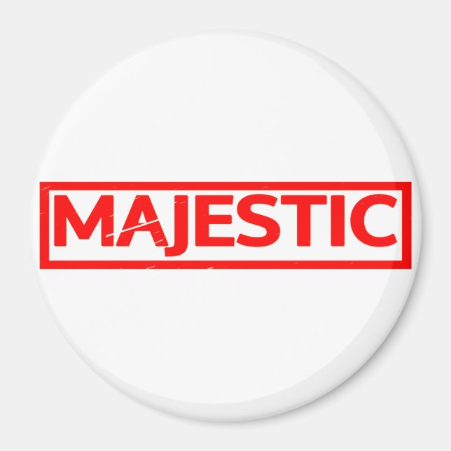 Majestic Stamp Magnet (Front)