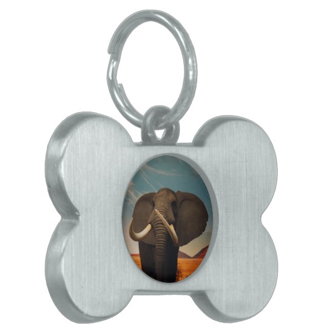 Majestic Stature Pet Name Tag (Front Left)