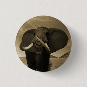 Majestic Stature Pinback Button