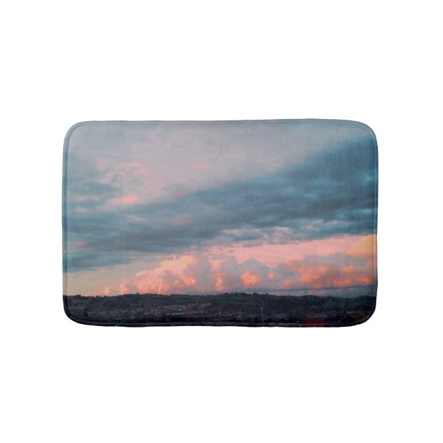 Majestic Sunset in Wales Bathroom Mat (Front)