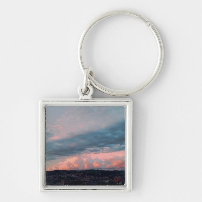Majestic Sunset in Wales Keychain (Front)
