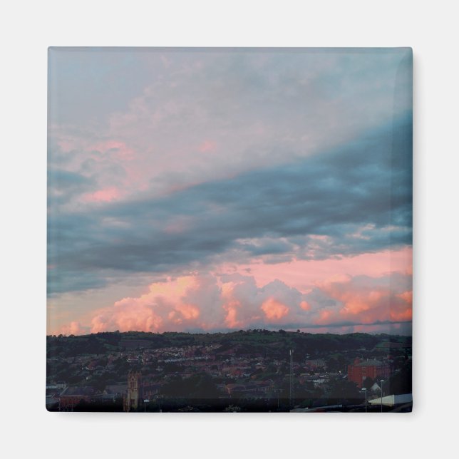 Majestic Sunset in Wales Magnet (Front)