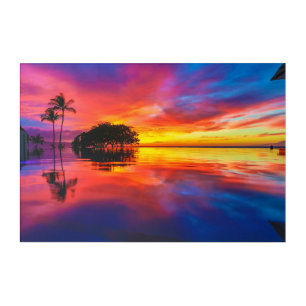 Majestic Sunset Wailea Beach, Maui, Hawaii Acrylic Print