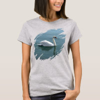 Majestic Swan Gliding T-Shirt