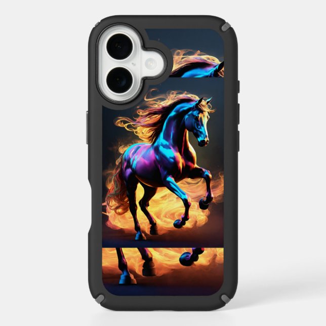 Majestic Swirl Horse Speck iPhone Case (Front)