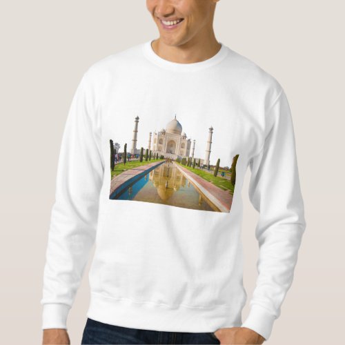 Majestic Threads Embrace the Beauty of Taj Mahal Sweatshirt