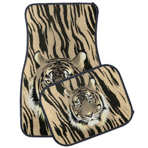 Majestic tiger car floor mat