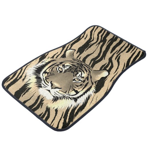 Majestic tiger car floor mat | Zazzle