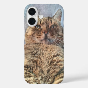 Majestic Tiger Cat iPhone 16 Case