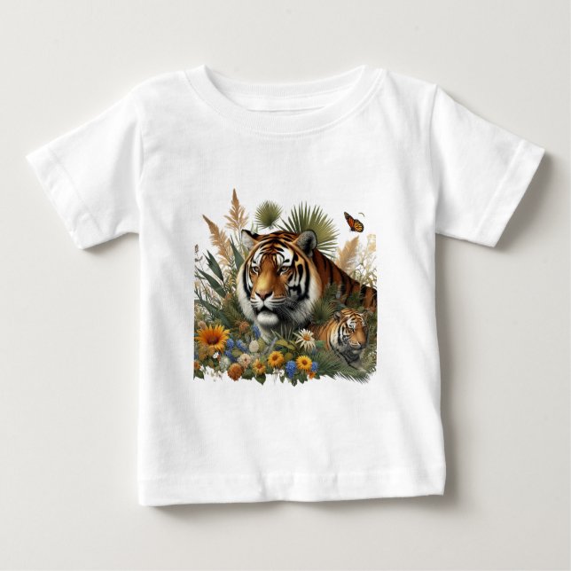 Majestic Tiger Design T-Shirt (Front)