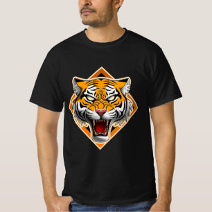 "Majestic Tiger Head - Predator Spirit Graphic T-Shirt