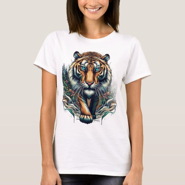 Majestic Tiger – King of the Jungle Tee (Front)