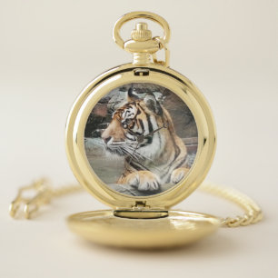 Majestic Tiger Pocket Watch