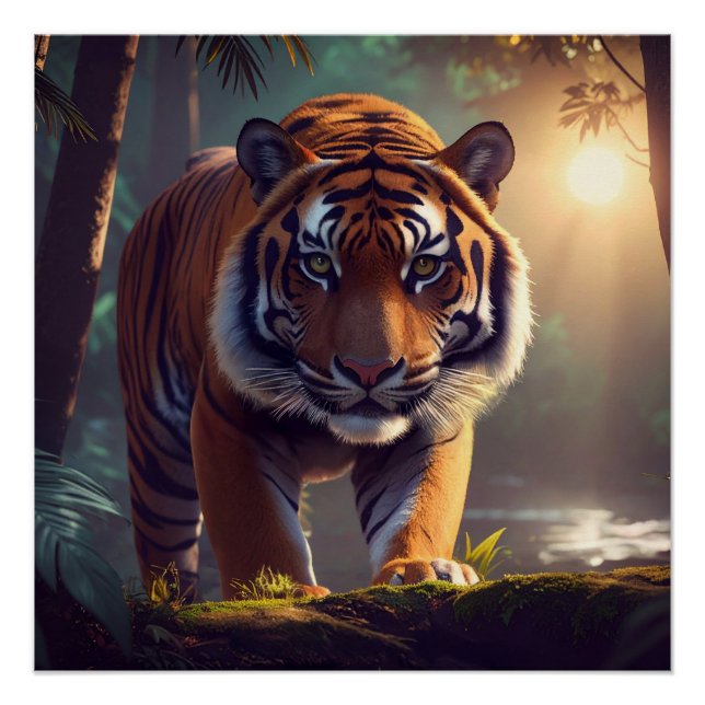Majestic Tiger Poster (Front)