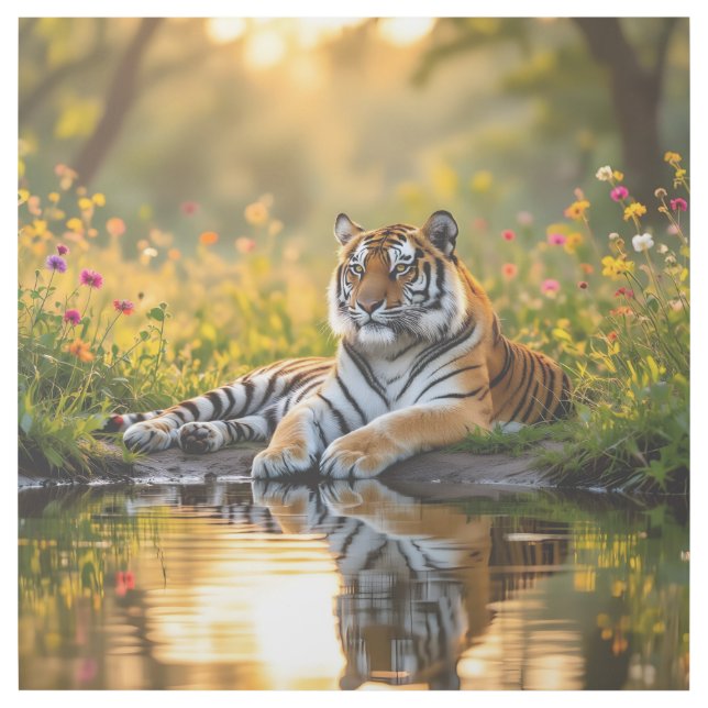 Majestic Tiger Resting Gallery Wrap (Front)
