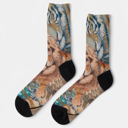 Majestic Tiger Socks