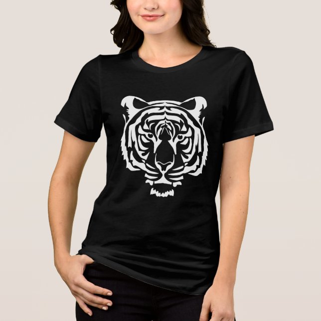 Majestic Tiger Tri-Blend Shirt (Front)