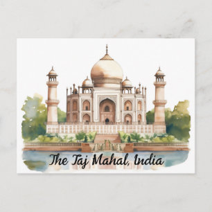 Majestic Timeless Beauty of the Taj Mahal Postcard