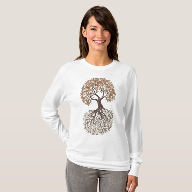 Majestic Tree of Life - Growth, Strength,  T-Shirt (Front Full)