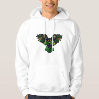 Majestic Tribal Owl Hoodie