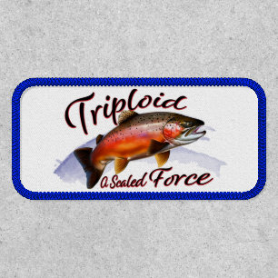 Majestic Triploid Rainbow Trout "A Scaled Force" Patch