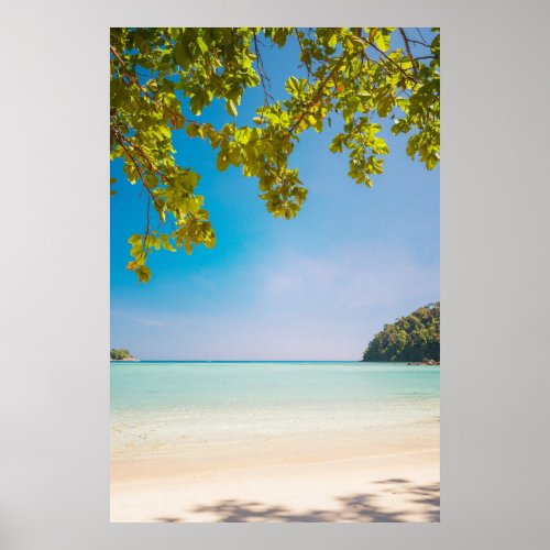 Majestic Tropical Beach Photo _ Surin Islands Poster