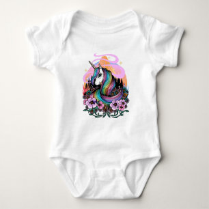 Majestic Unicorn Baby Bodysuit