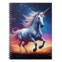 Majestic Unicorn in a Cosmic Dreamscape