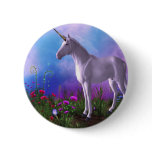 Majestic Unicorn Pinback Button