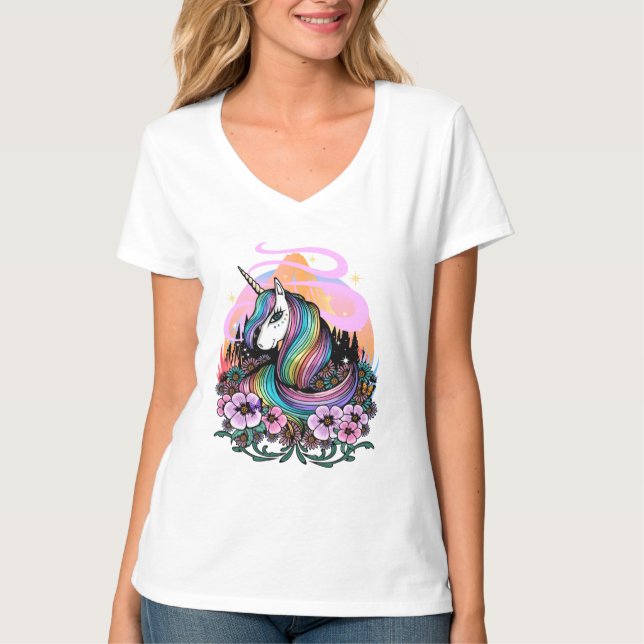Majestic Unicorn T-Shirt (Front)