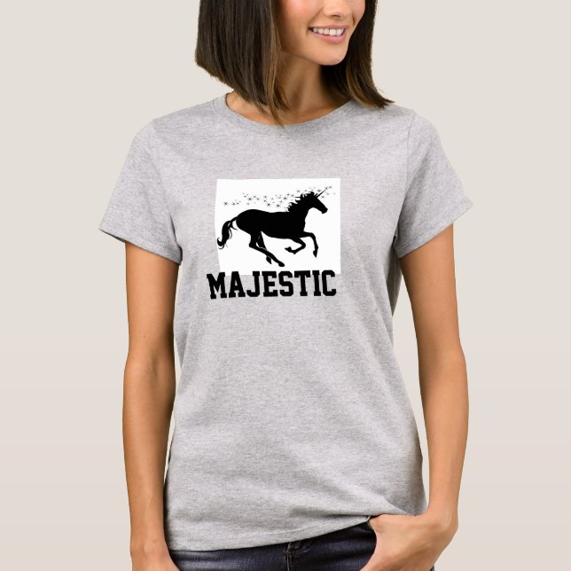 "Majestic Unicorn Tee" T-Shirt (Front)