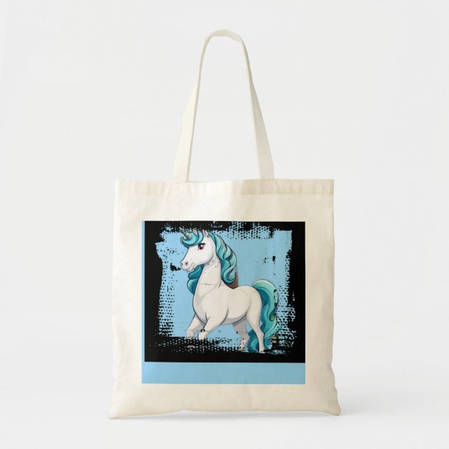 Majestic Unicorn Tote Bag (Front)