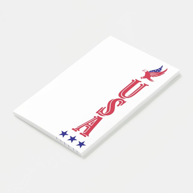 Majestic USA: Wings of Freedom Post-it Notes (Angled)