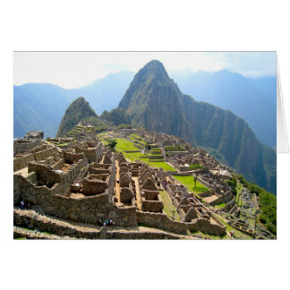 Majestic View of Macchu Picchu Cards