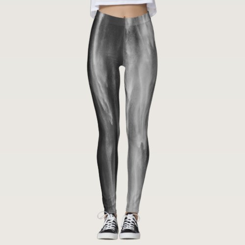 Majestic waterfall Boka Slovenia upclose Leggings