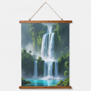 Majestic Waterfall landscape Hanging Tapestry