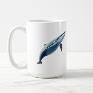 Majestic Whale Duo in Ocean Depths Coffee Mug