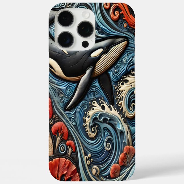 Majestic Whales: Deep Sea Serenity Case-Mate iPhone Case (Back)